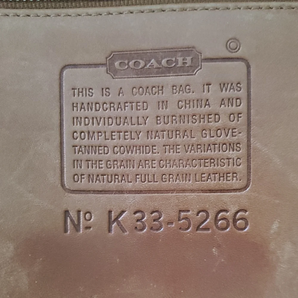 Vintage Coach Leather Briefcase